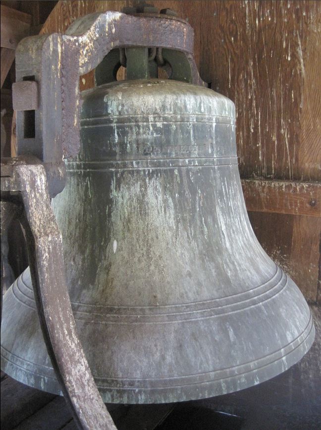 Bell of Calvary Baptist Church. (Yes it's still there, no it never rings!)